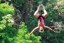 Zip-lining and exciting adventures
